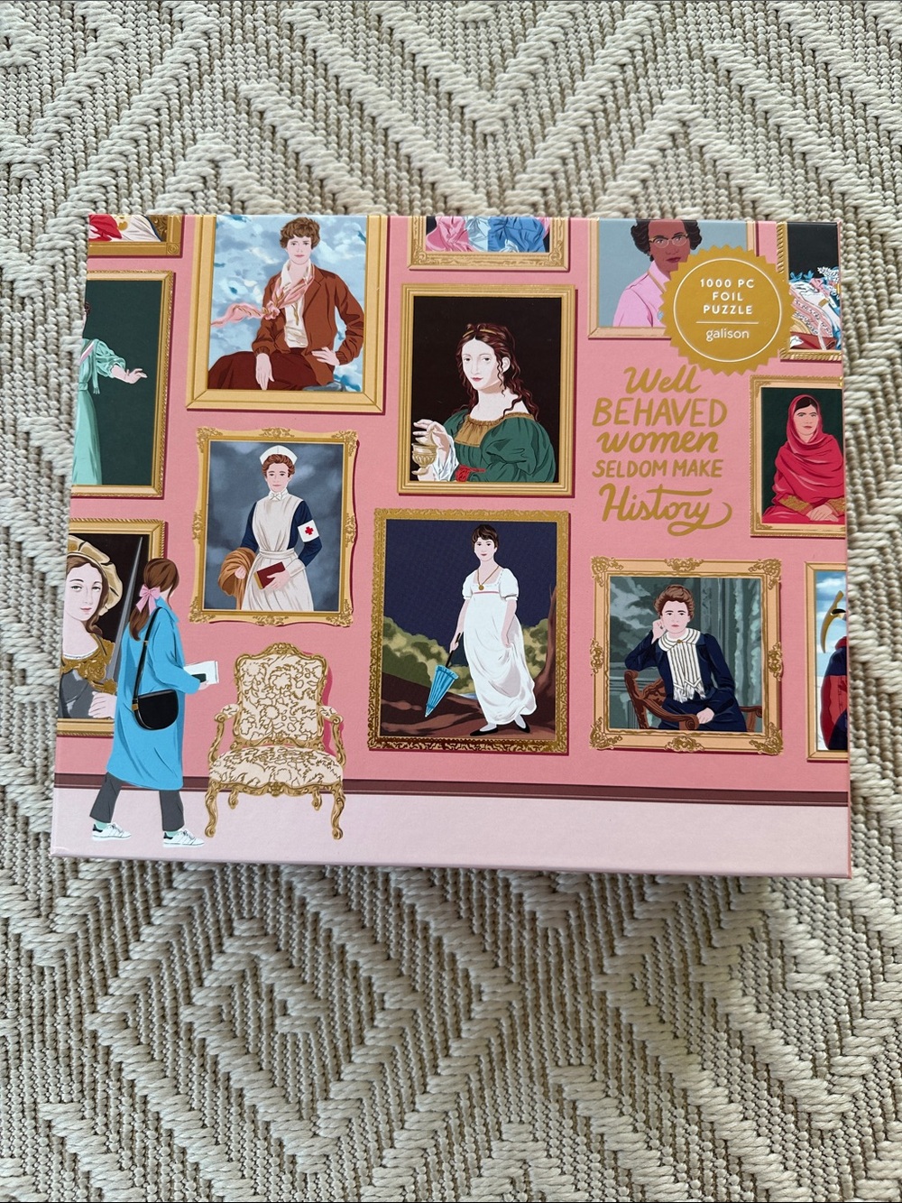 Galison- Herstory Museum 1000 Piece Foil Jigsaw Puzzle